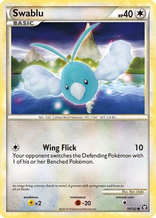Swablu (78/102) Reverse Holofoil [Triumphant] - Common