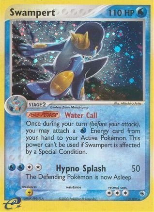 Swampert (13/109) Holofoil [Ruby and Sapphire] - Holo Rare