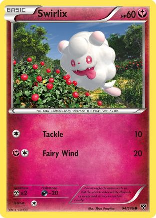 Swirlix (094/146) Reverse Holofoil [XY Base Set] - Common