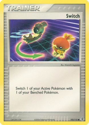 Switch (102/112) Reverse Holofoil [FireRed & LeafGreen] - Common