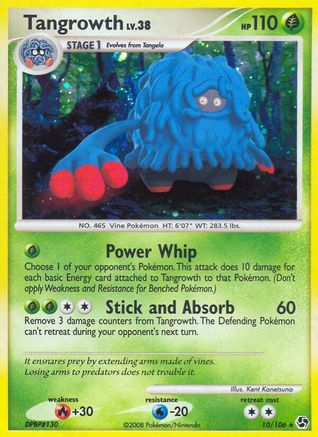 Tangrowth (10/106) Reverse Holofoil [Great Encounters] - Holo Rare