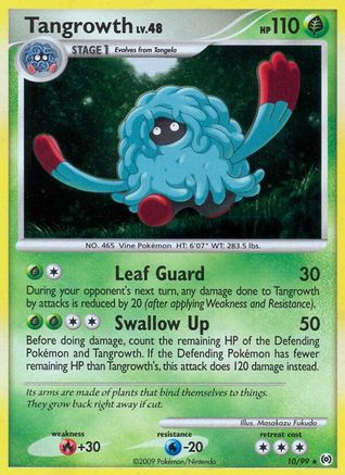 Tangrowth (010/99) Reverse Holofoil [Arceus] - Holo Rare