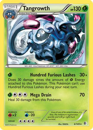 Tangrowth (6/149) Reverse Holofoil [Boundaries Crossed] - Holo Rare