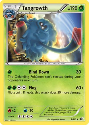 Tangrowth (2/113) Reverse Holofoil [Legendary Treasures] - Rare