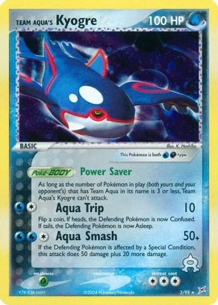 Team Aqua's Kyogre (3/95) Reverse Holofoil [Team Magma vs Team Aqua] - Holo Rare