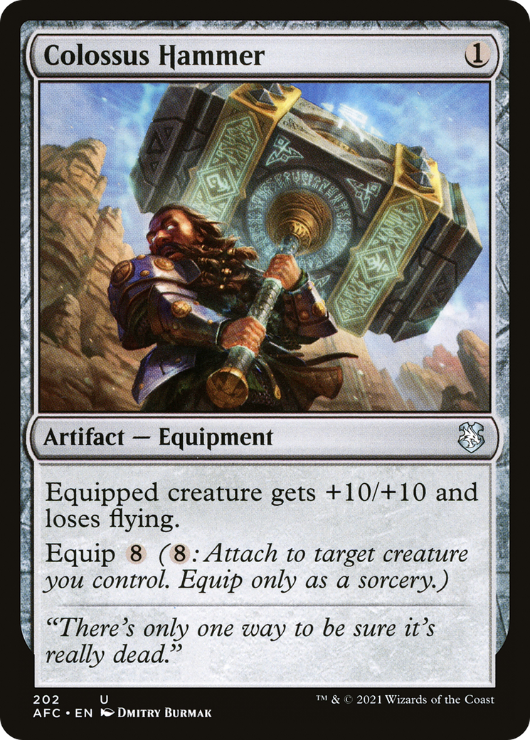 Colossus Hammer (AFC-202) - Forgotten Realms Commander