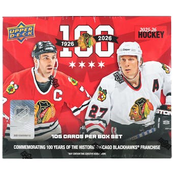 2025-26 Upper Deck Chicago Blackhawks Centennial Box Set