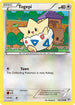 Togepi 102  - Reverse Holofoil Plasma Storm - Common