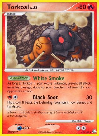 Torkoal (41/146) Reverse Holofoil [Legends Awakened] - Rare