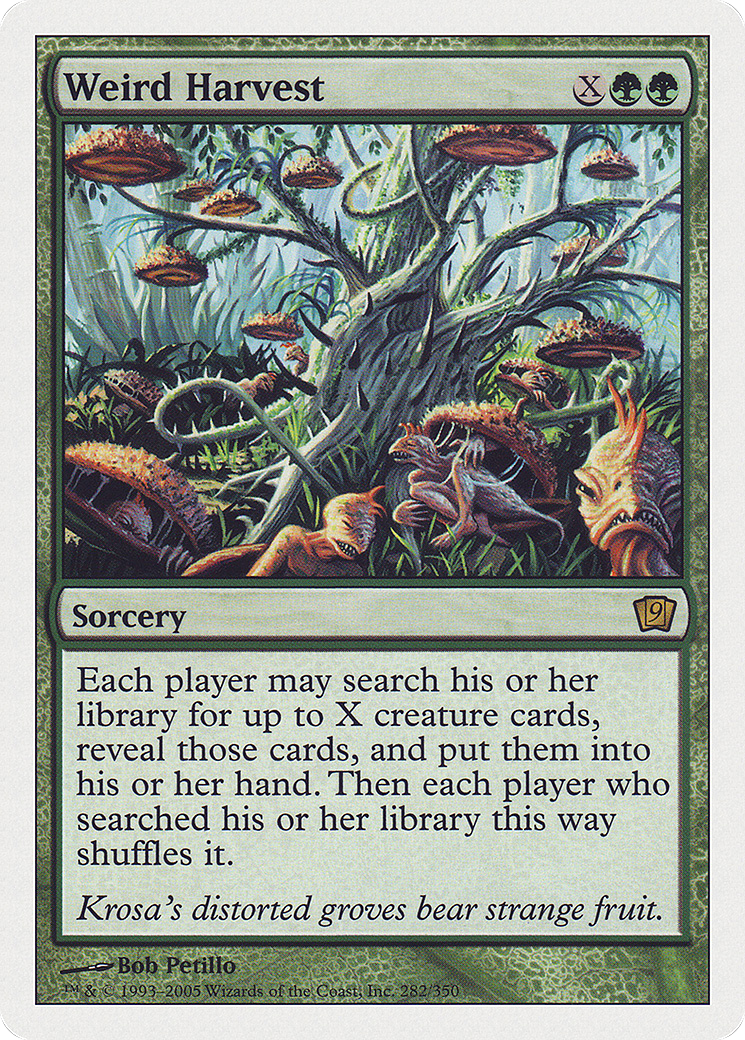 Weird Harvest (9ED-282) - 9th Edition