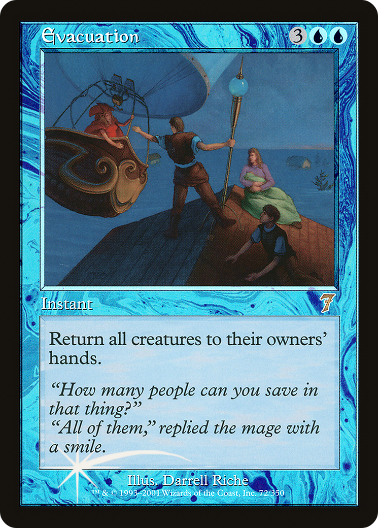 Evacuation (7ED-072) - 7th Edition Foil
