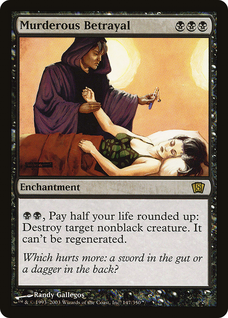 Murderous Betrayal (8ED-147) - 8th Edition Foil