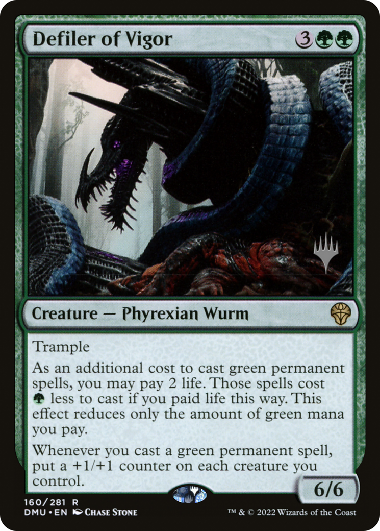 Defiler of Vigor (PPDMU-160) - Dominaria United Promos