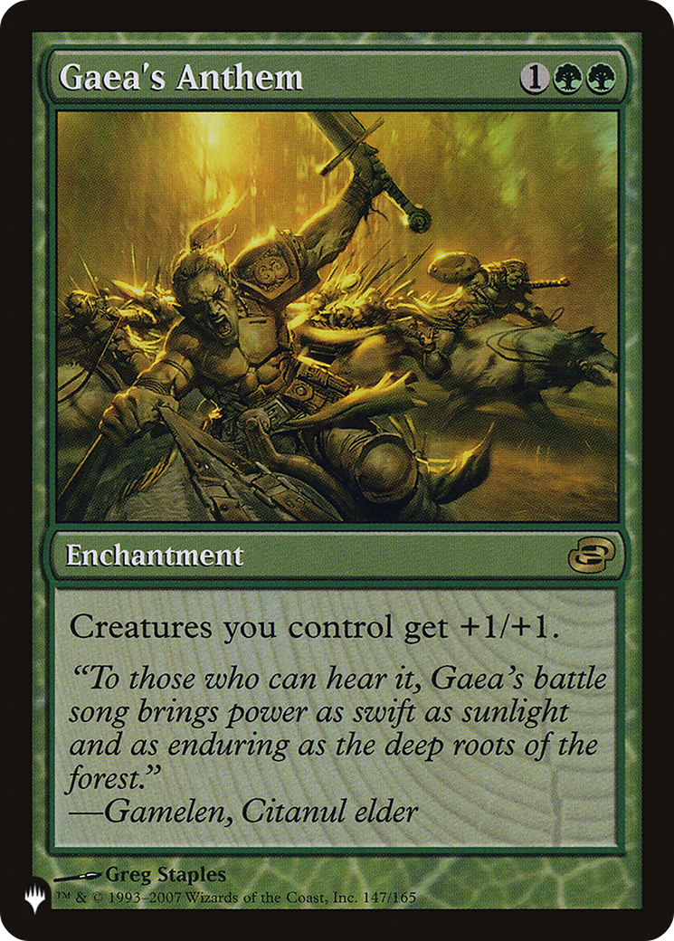 Gaea's Anthem (LIST-147/165) - The List: (colorshifted)