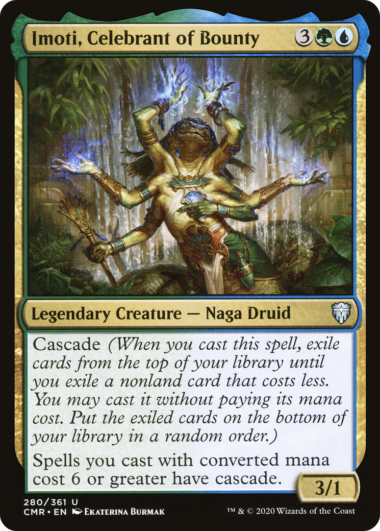 Imoti, Celebrant of Bounty (CMR-280) - Commander Legends