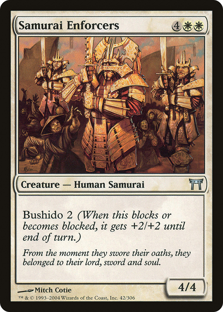 Samurai Enforcers (CHK-042) - Champions of Kamigawa