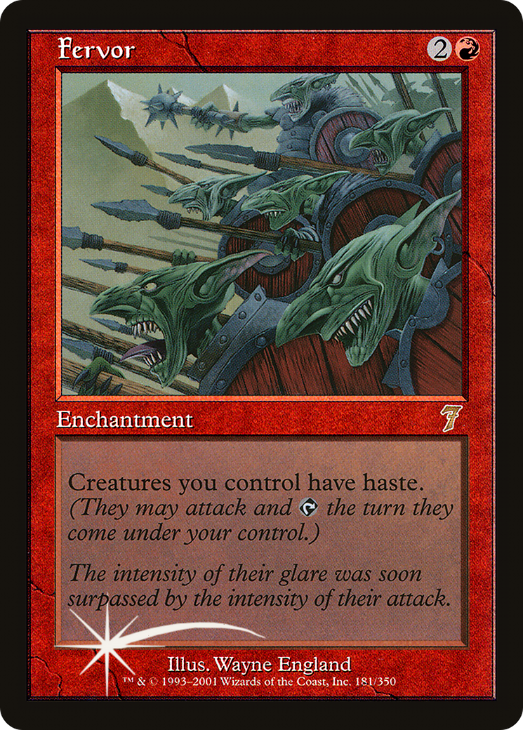 Fervor (7ED-181) - 7th Edition Foil