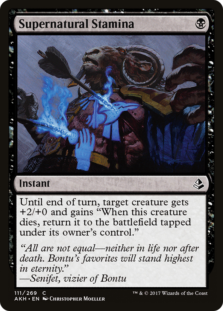 Supernatural Stamina (AKH-111) - Amonkhet