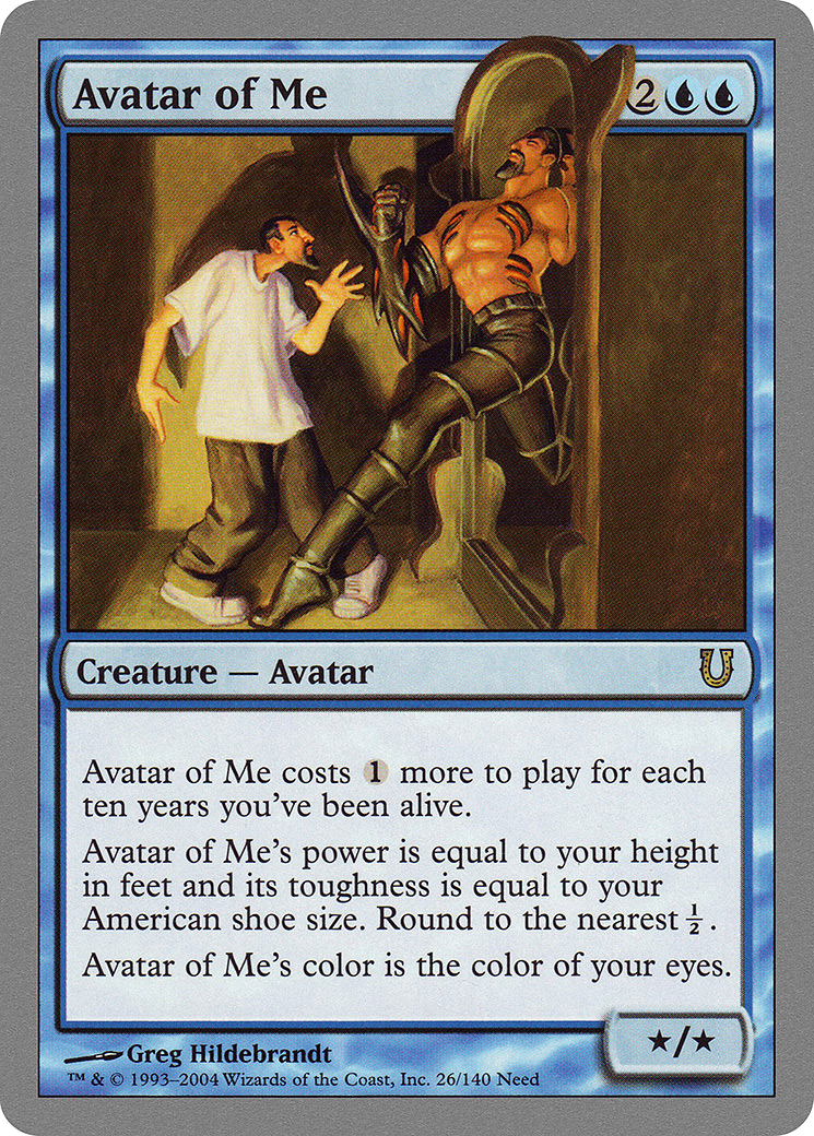Avatar of Me (UNH-026) - Unhinged Foil