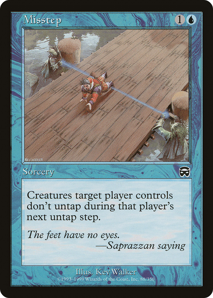Misstep (MMQ-088) - Mercadian Masques Foil