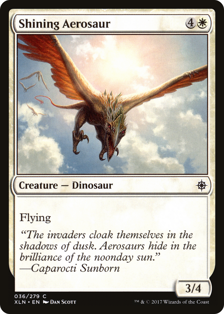 Shining Aerosaur (XLN-036) - Ixalan Foil
