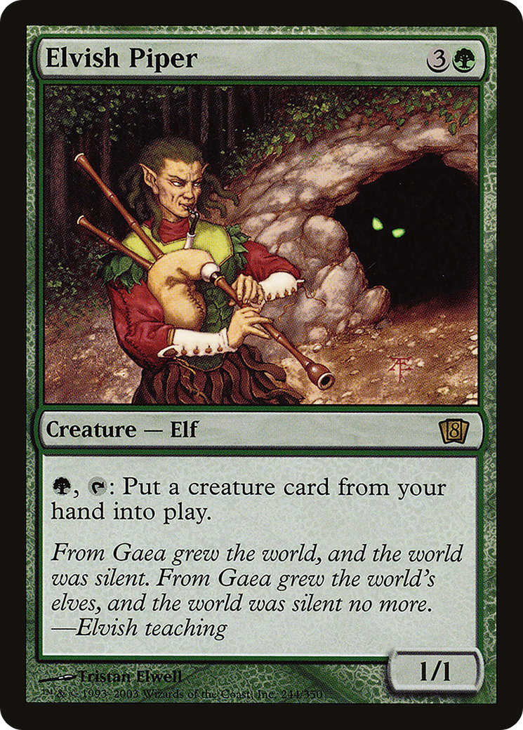 Elvish Piper (8ED-244) - 8th Edition