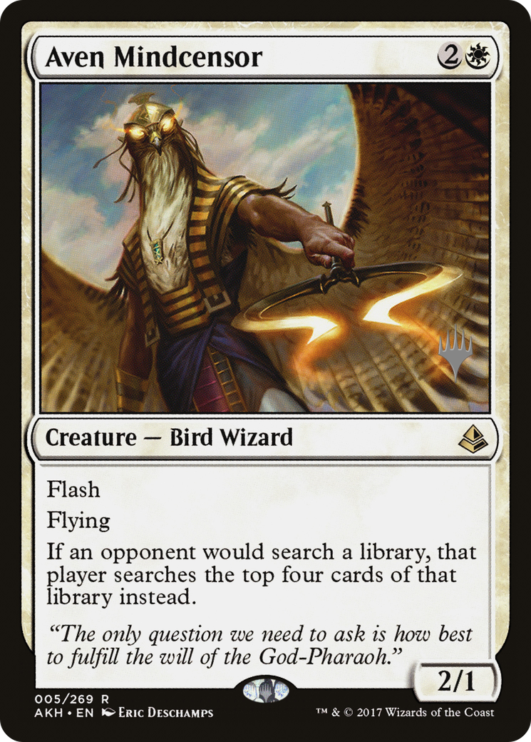 Aven Mindcensor (PPTHB-005) - Amonkhet Promos Foil