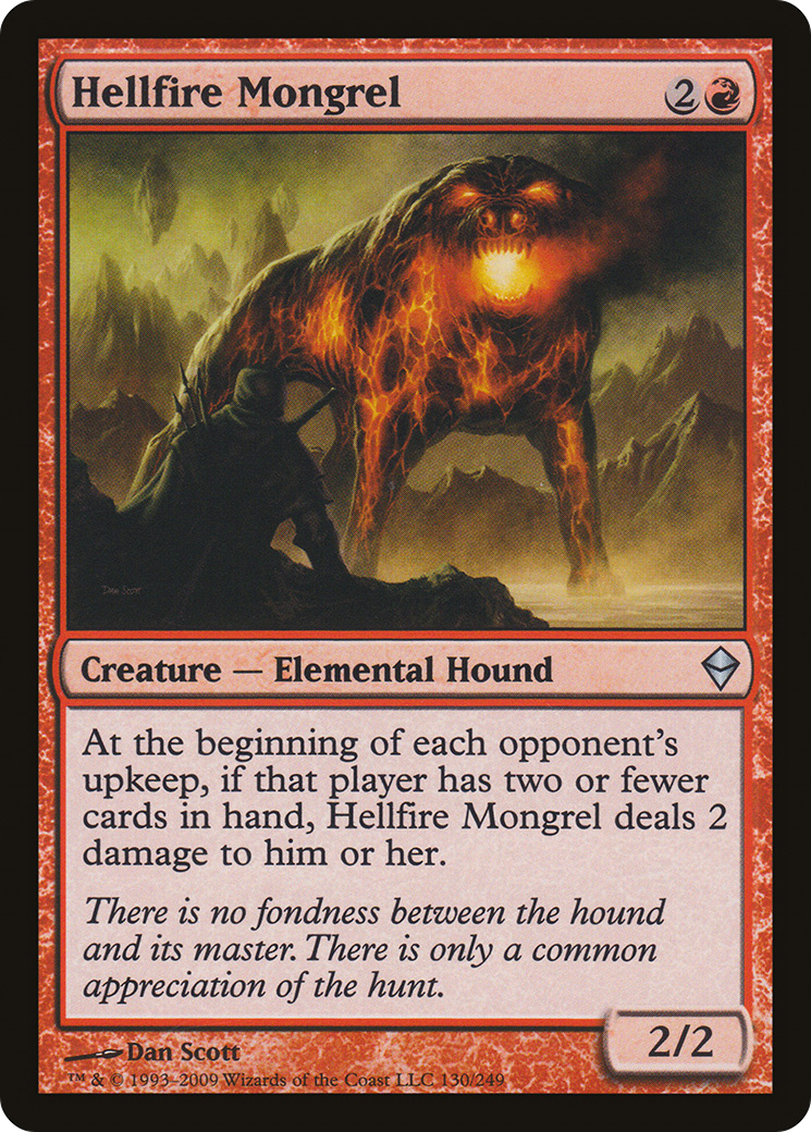 Hellfire Mongrel (ZEN-130) - Zendikar