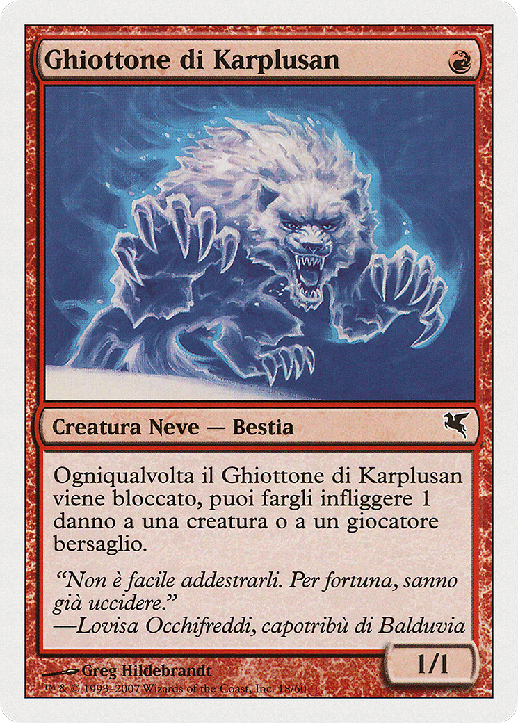 Karplusan Wolverine (Italian) - 