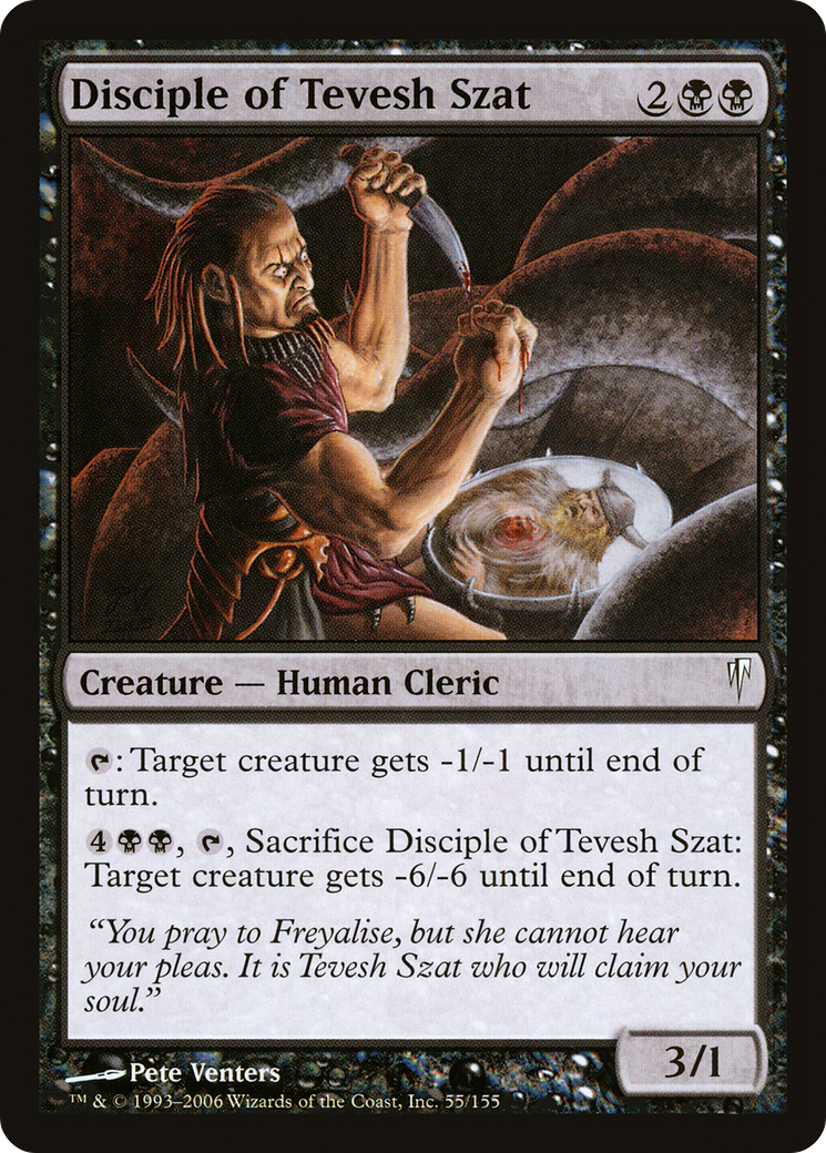 Disciple of Tevesh Szat (CSP-055) - Coldsnap Foil