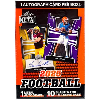 2025 Leaf Metal Football Blaster Box
