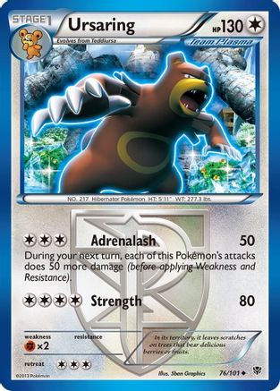 Ursaring (Team Plasma) (076/101) [Plasma Blast] - Uncommon