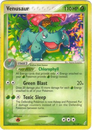 Venusaur (028/100) [Crystal Guardians] - Rare