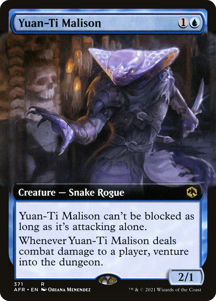 Yuan-Ti Malison (Extended Art) (AFR-371) - Adventures in the Forgotten Realms: (Extended Art) Foil