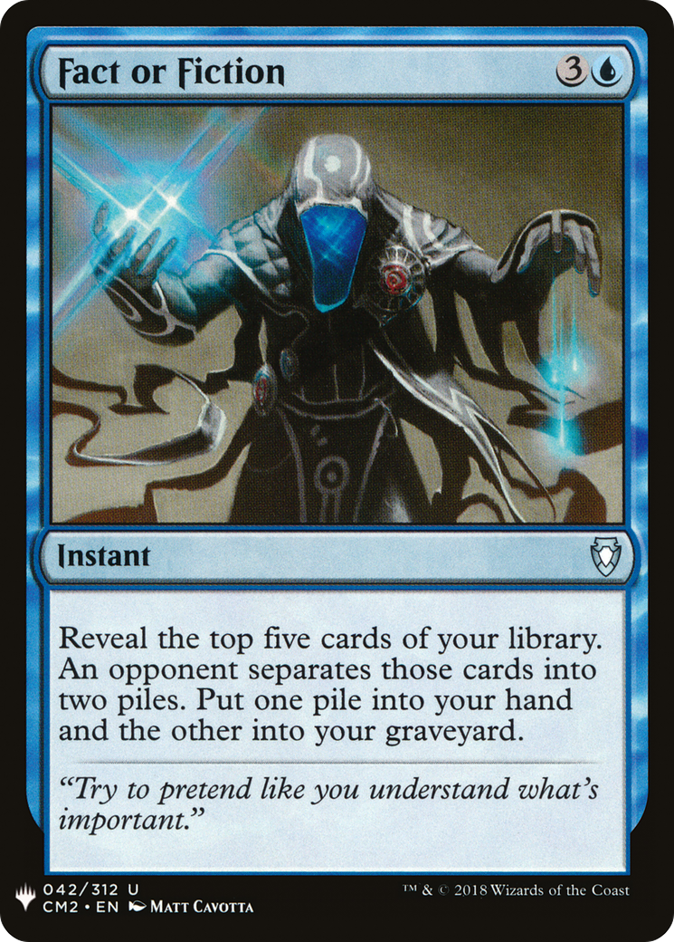 Fact or Fiction (CM2) (LIST-042) - The List