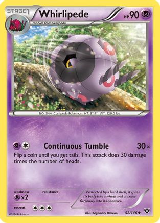 Whirlipede (52/146) [XY Base Set] - Uncommon