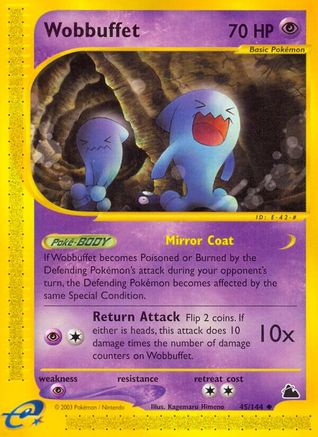 Wobbuffet (45/144) Reverse Holofoil [Skyridge] - Uncommon