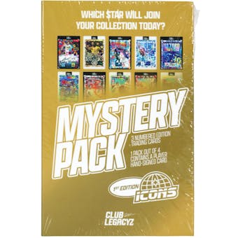 2025 Club Legacyz Icons 1st Edition Soccer Hobby Box