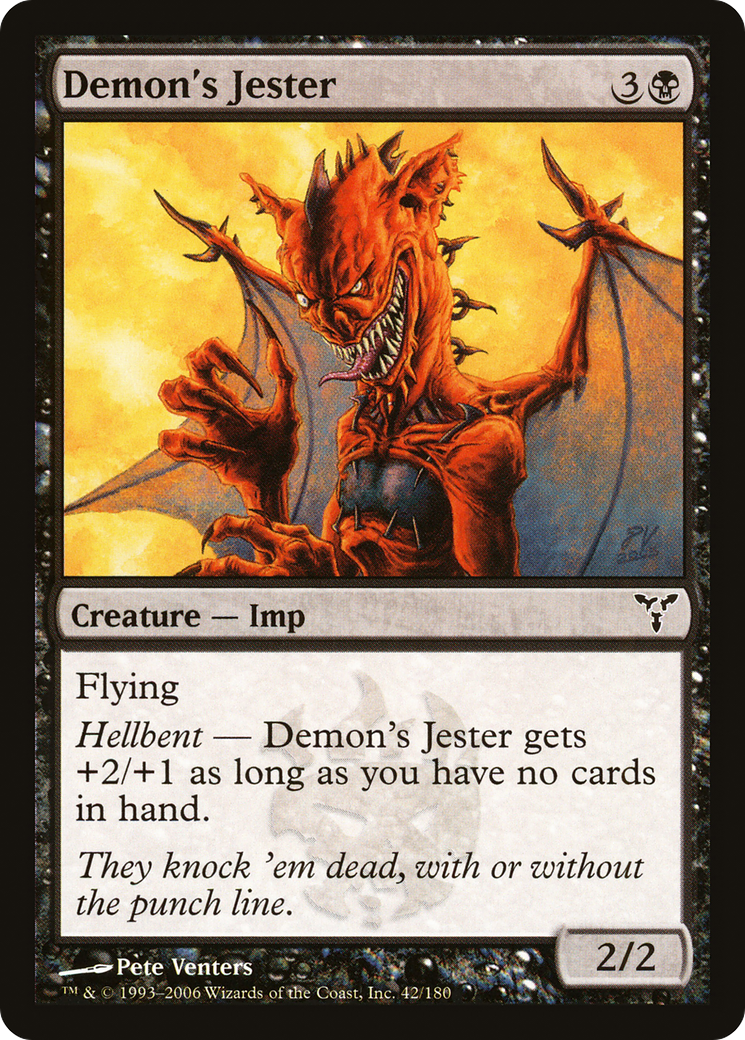 Demon's Jester (DIS-042) - Dissension Foil