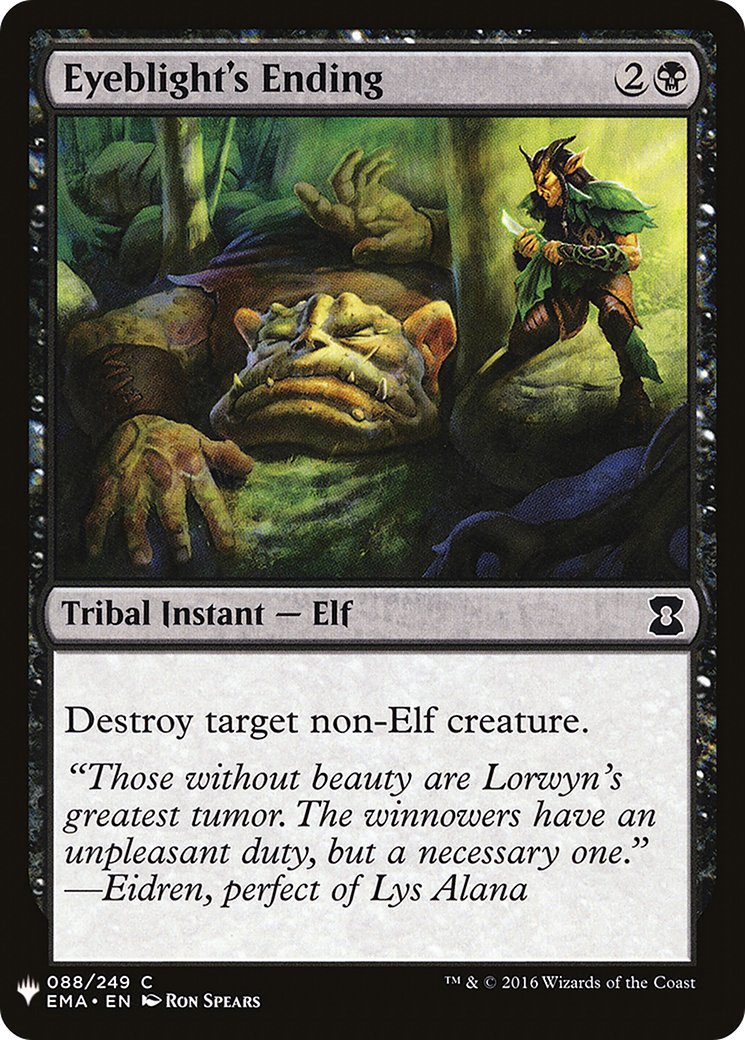 Eyeblight's Ending (LIST-088) - The List