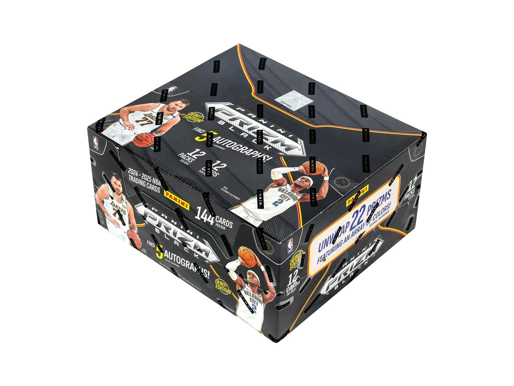 2024-25 Panini Prizm Black Basketball Hobby Box