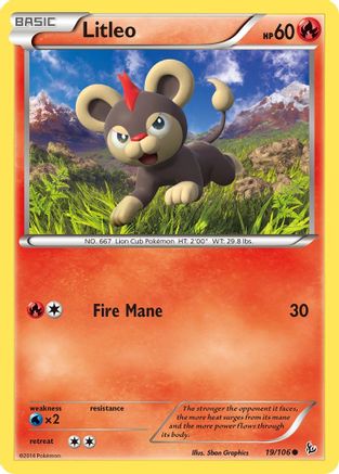Litleo (019/106) [Flashfire] - Common
