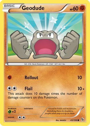 Geodude (045/106) [Flashfire] - Common