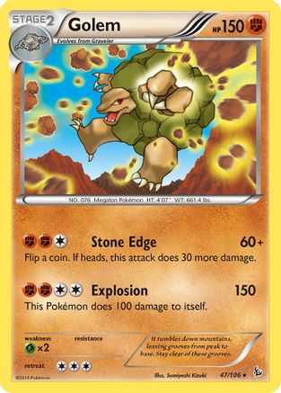 Golem (047/106) [Flashfire] - Rare