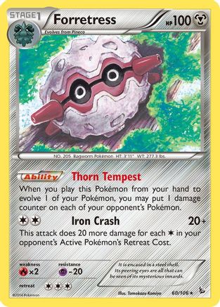 Forretress (060/106) [Flashfire] - Rare