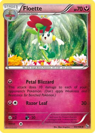 Floette (065/106) Reverse Holofoil [Flashfire] - Uncommon