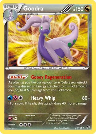 Goodra (074/106) Holofoil [Flashfire] - Holo Rare