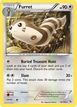 Furret (082/106) [Flashfire] - Rare