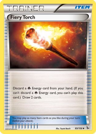 Fiery Torch (089/106) [Flashfire] - Uncommon