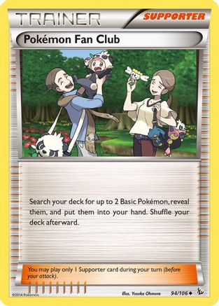 Pokemon Fan Club (094/106) Reverse Holofoil [Flashfire] - Uncommon